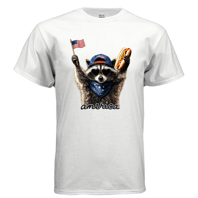 America Raccoon Tee